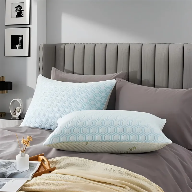 

Summer Cool Pillow Hotel B & B Comfortable Cool Pillow Core Single Pillow Household Bedroom Pillow Adult Low Pillow