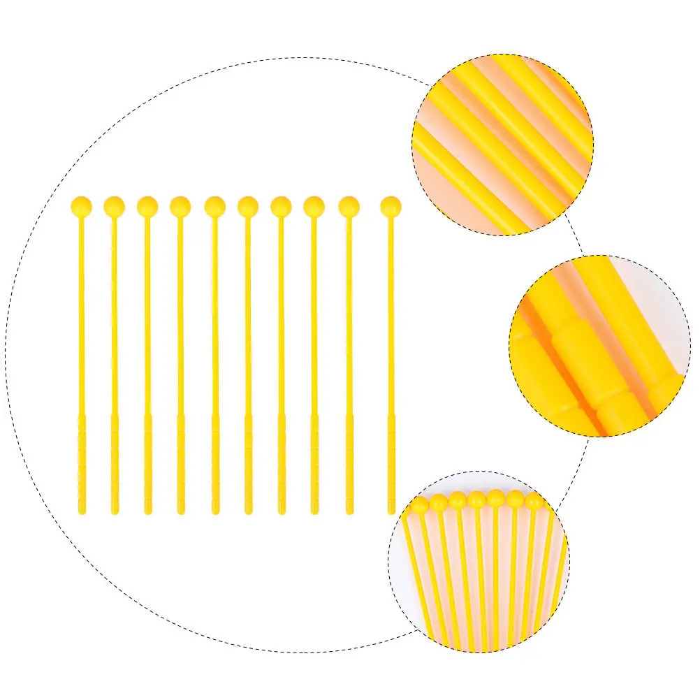 

12Pcs Kids Drum Stick Light Durable Plastic Children Early Education Handheld Drum Hammer Teaching Aid Children Teaching Aids