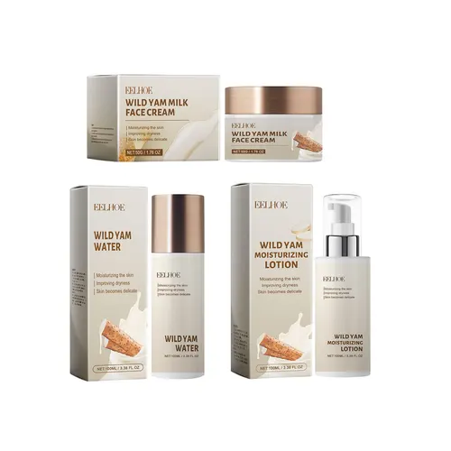 Imagen 2 del producto EELHOE crema Facial Wild Yam, hidratante para el cuidado de la piel, Rejuvenece la cara, reafirmante, reparación, nutrición profunda, leche, arroz blanco, tóner Facial