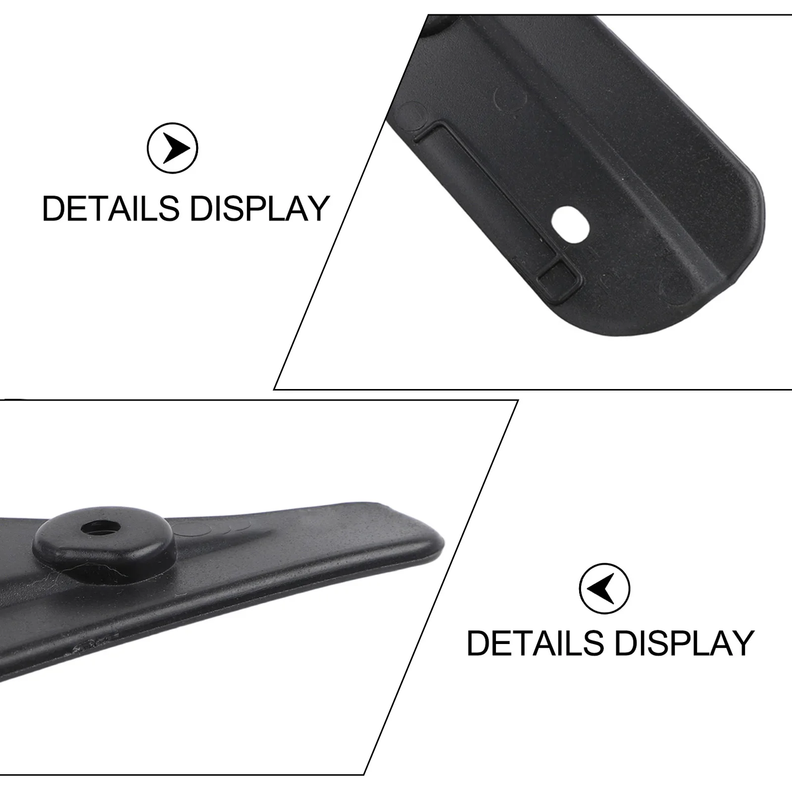 Inner Lining Rear Wheel Small Side Mudguard ABS for Volvo for xc60 2018-2025 Designed to Shield Against Road Debris