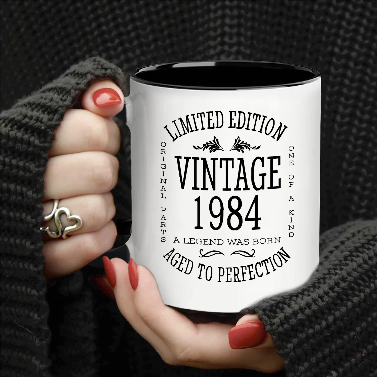 1PC,40th Birthday Gifts, Funny 1984 40th Birthday Gifts, Vintage 1984 Coffee Mugs, Birthday Gifts for Mom, Dad, Men, Women,11oz