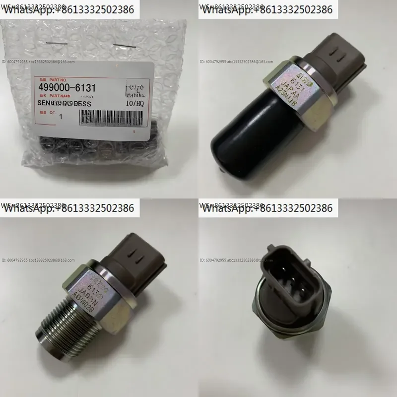 8981387360 499000-6131 Common Rail Pressure Sensor 4hk1 6hk1 6uz1 6wg1 J05e j08e