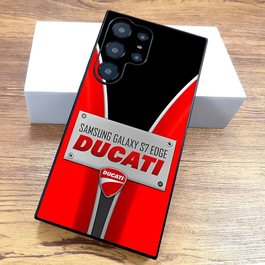 حافظة لهاتف سامسونج جالاكسي S22 S24 + S24 Plus S20 S9 S25 Ultra S25 + S21 S23 FE غطاء هاتف خلفي ناعم كول M-دراجة نارية D-Ducaties #3
