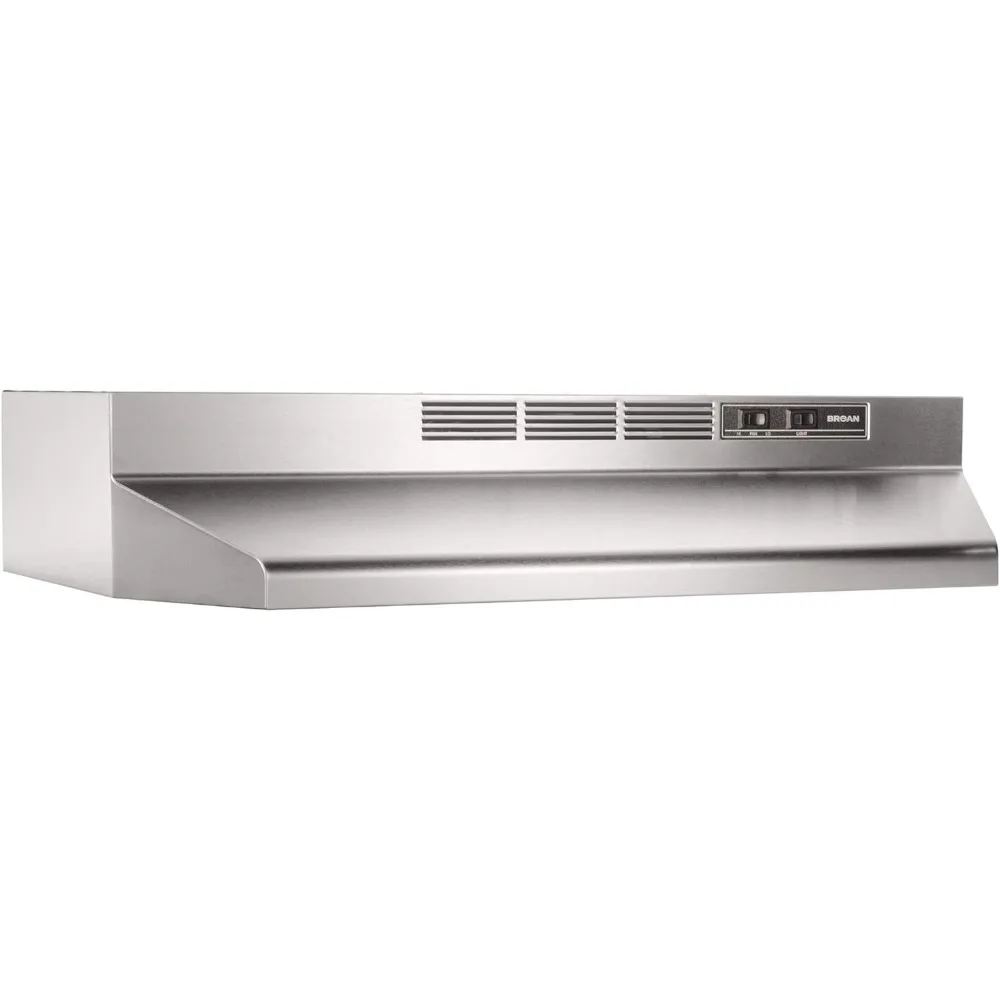 

413604 Non-Ducted Ductless Range Hood Insert with Light, Exhaust Fan for Under Cabinet, 36-Inch, Stainless Steel