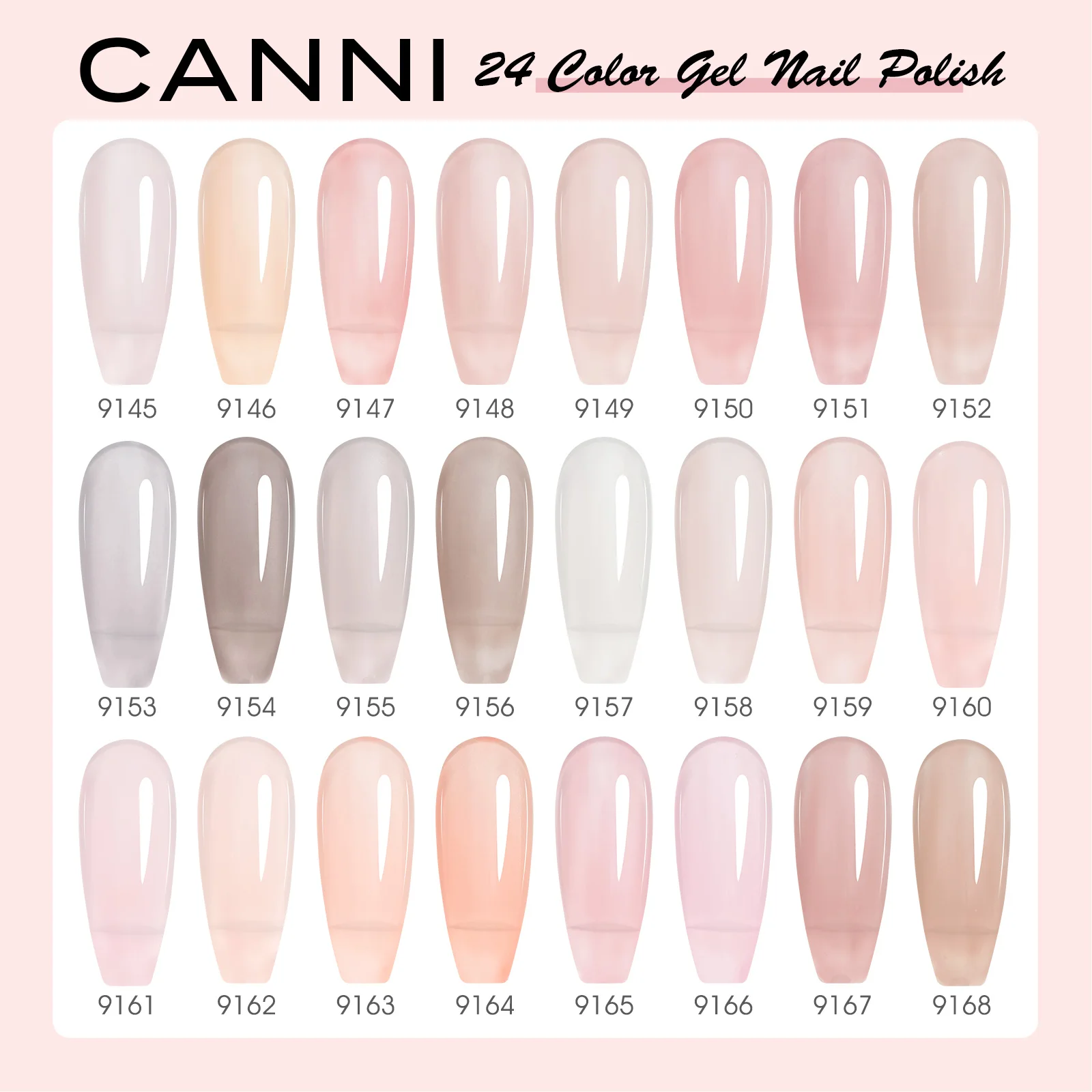 CANNI 30-teiliges Nagel-Gel-Nagellack-Set CC Collection TPO/Hema Free Fall Nails Weihnachts-Gel-Lack Soak Off Semi Permanent Gel-Set – Detail 17