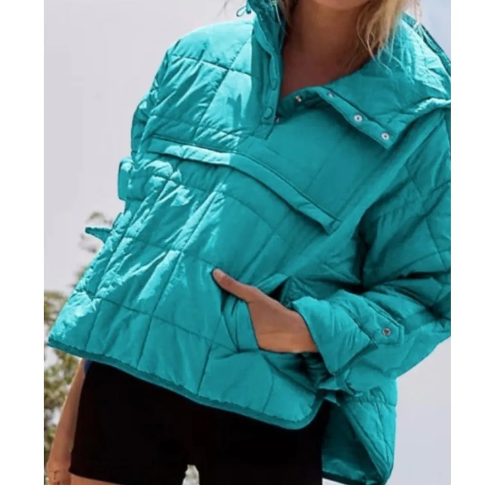 

Women's Autumn Winter New Warm Hooded Sweatshirt Jacket Casual Loose Pocket Fashion Pullover Round Hem Tops Jacket Female 2025