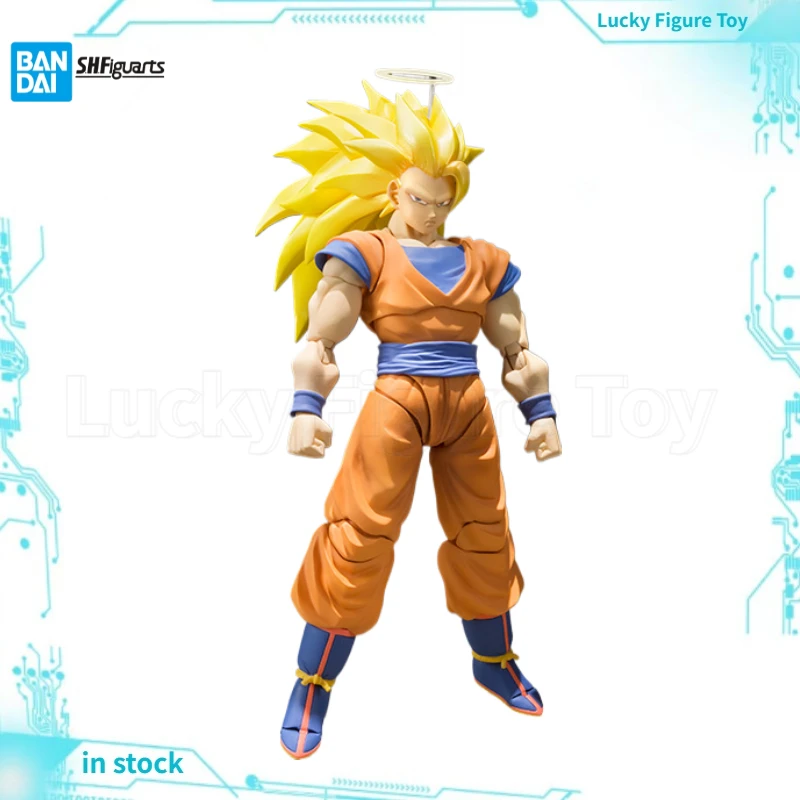 

【Оригинал】Фигурка BANDAI SHF Dragon Ball Z: Супер Сайян 3 Сон Гоку, модель-игрушка