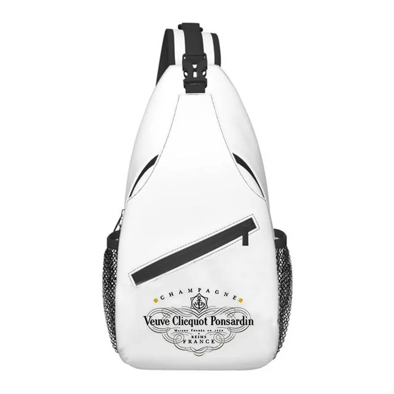 Veuve Clicquot Cross Body Chest Bag Couple Shoulder Bag Student Activist Backpack Fashion Chest Bag Chest Bag Color Shoulder Bag