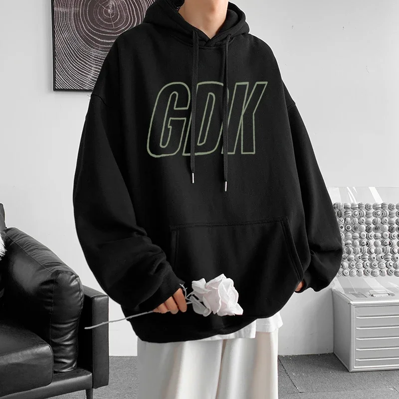 

Men's Oversized Hoodie With Hat White Unisex 5XL Autumn Over Size Hoodies for Men Casual Wear Letter Print Hoody Male Sweatshirt