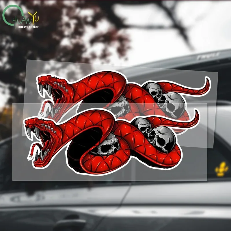 

Vinyl stickers for automobiles, bumpers, laptops, motorcycles, and red snakes
