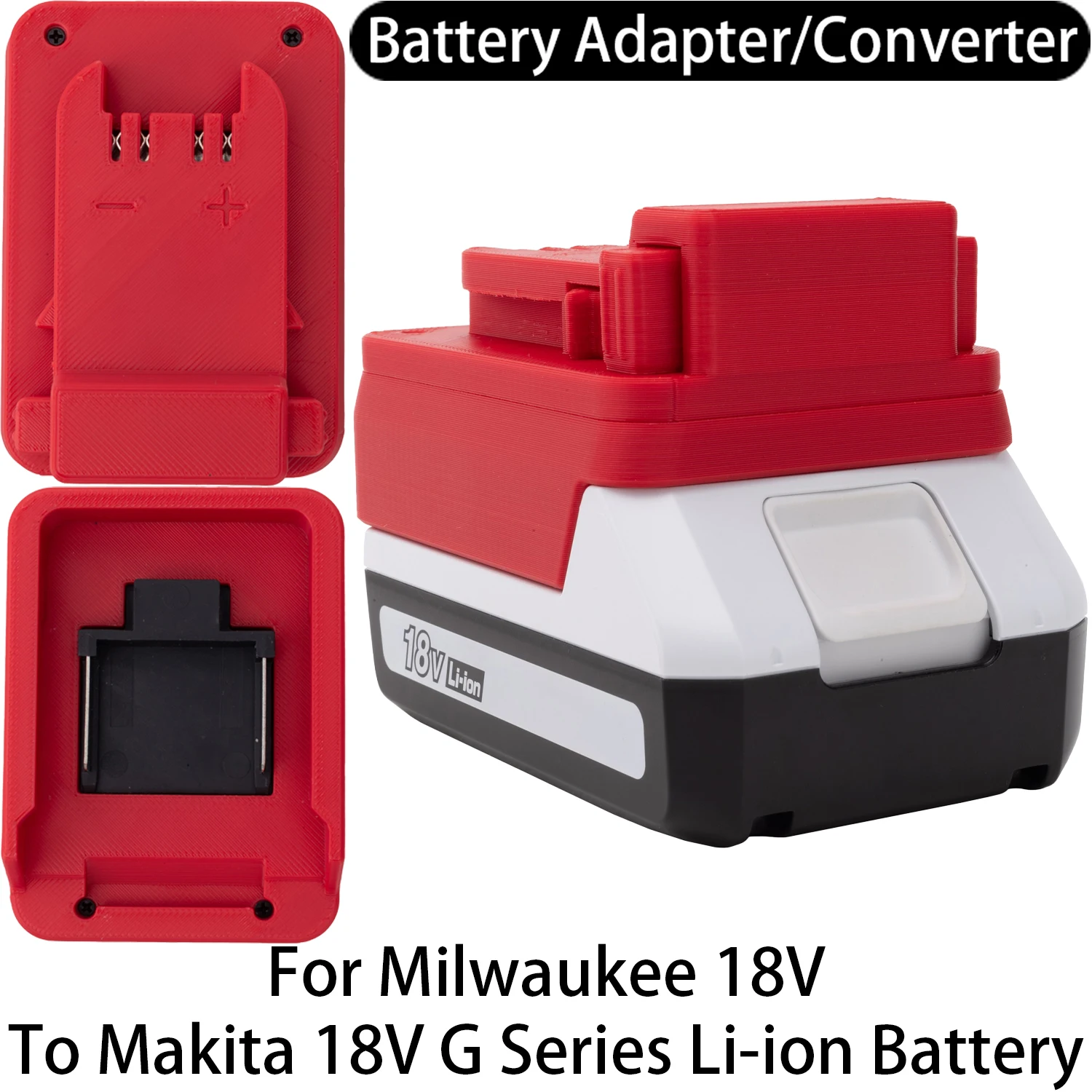 

Adapter Converter For Milwaukee 18V Li-ion Tool To Makita 18V G Series Li-ion Battery Adapter Converter Power Tool Accessory