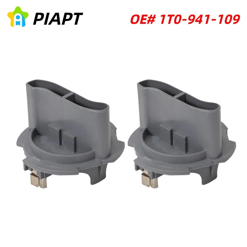 2PCS OE# 1T0-941-109 1T0941109 Headlamp Bulb Socket  For Volkswagen Jetta Rabbit GTI 2005 2006 2007 2008 2009 2010