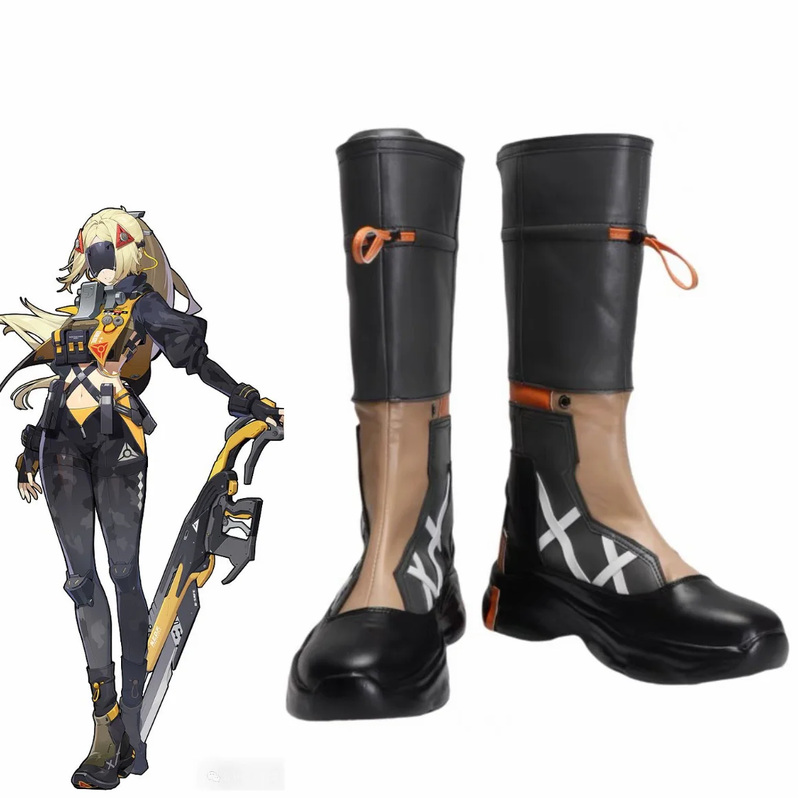 

Trigger Cosplay Shoes Zenless Zone Zero Shoes Boots Obol Squad Halloween Party for Women Girl Carnival Shoes