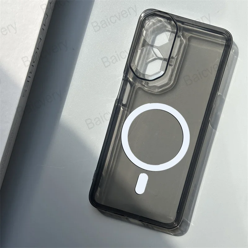 Capas For ZTE nubia Neo 2 Z2352N Transparent Clear Soft TPU Back Cover With Magnetic Sticker