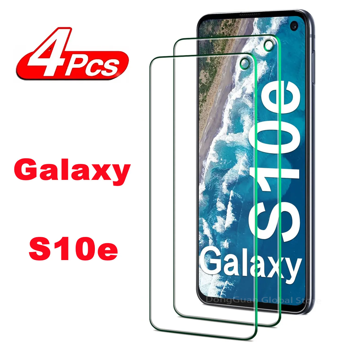 

2/4 шт. Защитное стекло для экрана для Samsung Galaxy S10e пленка из закаленного стекла