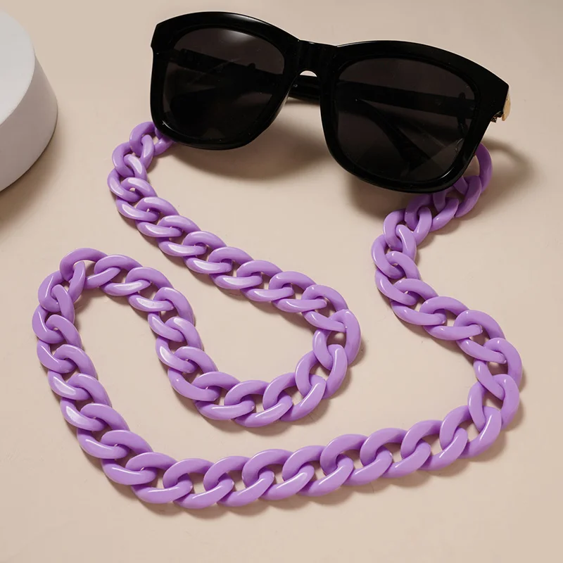 Acrylic Eyeglass Sunglasses Chain Women Anti-lost Mask Holder Rope Glasses Lanyards Cord Neck Strap Eyewear Jewelry Oranments