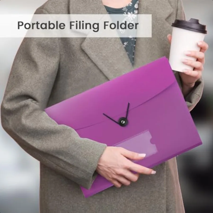 5 حزمة 7 جيوب توسيع مجلد ملفات الأكورديون منظم الملفات A4 حجم الرسالة ورقة وثيقة استلام حامل للمدرسة مكتب p