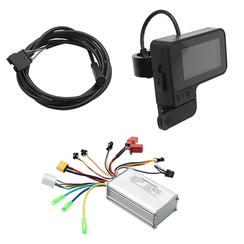 

AU-36V 15A бесщеточный контроллер двигателя + цветной ЖК-дисплей ускоритель для замены электрического скутера электрического велосипеда