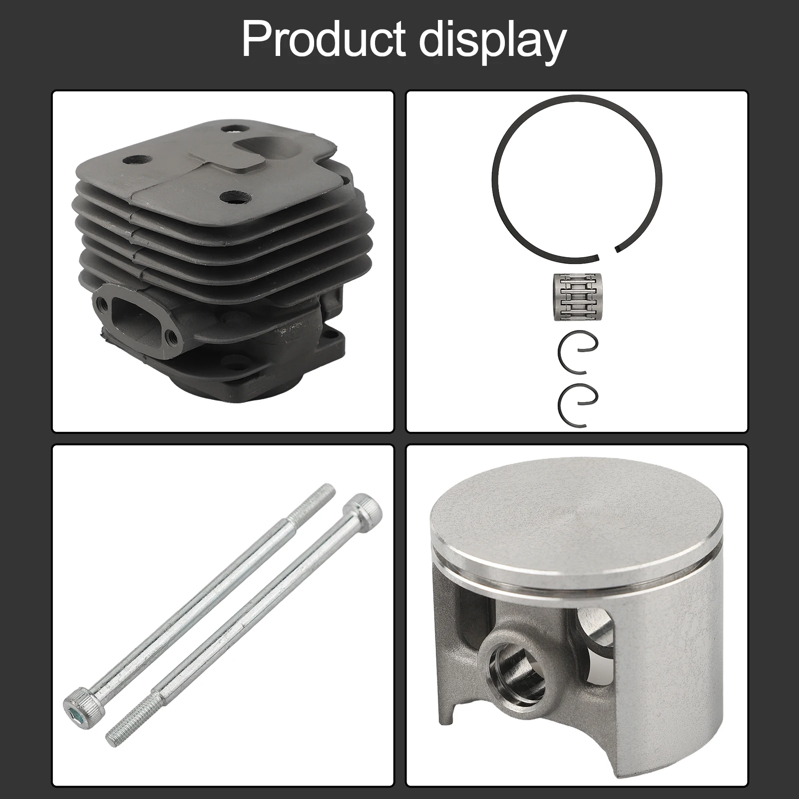 Long lasting Efficiency with 52mm Cylinder Piston Kit for 162 266 Chainsaw For 630 For 630 Super Chainsaw 501 68