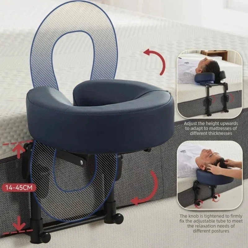 Adjust Massager Head Rest Portable Cervical Neck Massager Sturdy Ergonomic Massage Device for Mattress Salon SPA Home Gifts