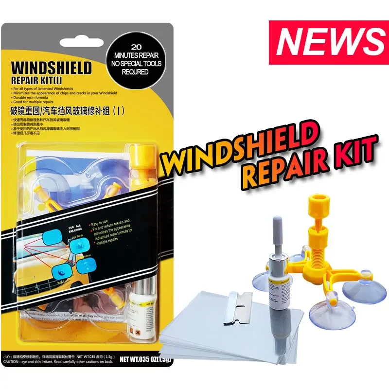 Windshield Repair Kit Quick Fix Car Cracked Glass Resin Sealer DIY Auto Window Scratch Crack Restore Polishing Car Accessories