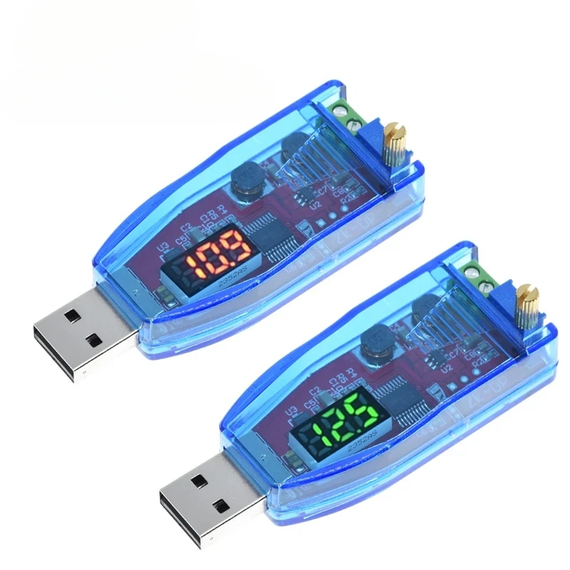 

LED DC-DC 5V To 1-24V Adjustable Potentiometer USB Step Up/Down Buck Boost Converter Power Supply Voltage Regulator Module