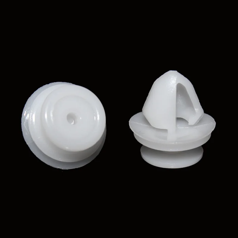 50 Clip Per Pannelli Portiera Auto – Foro 10 Mm, Plastica Nera, Per Paraurti E Minigonne, Fissaggio Rapido Senza Attrezzi