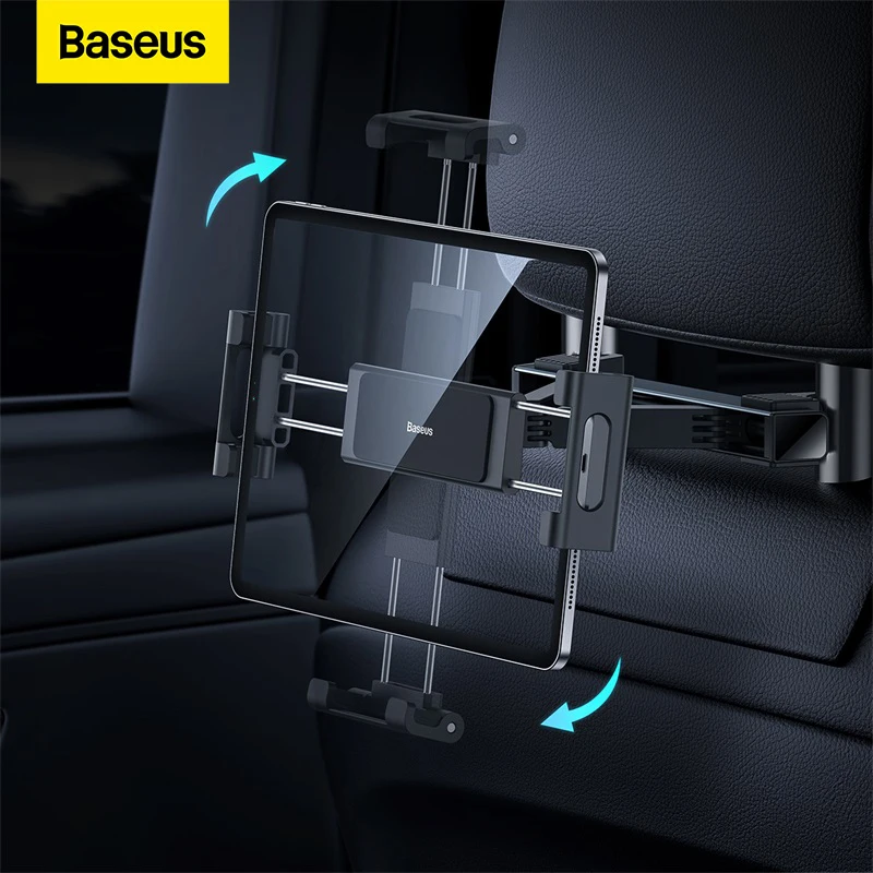 Baseus Car Back Seat Mount Tablet Car Holder For iPad 4.7-12.9 inch Car Phone Holder Auto Headrest Backseat Car Holder Stand