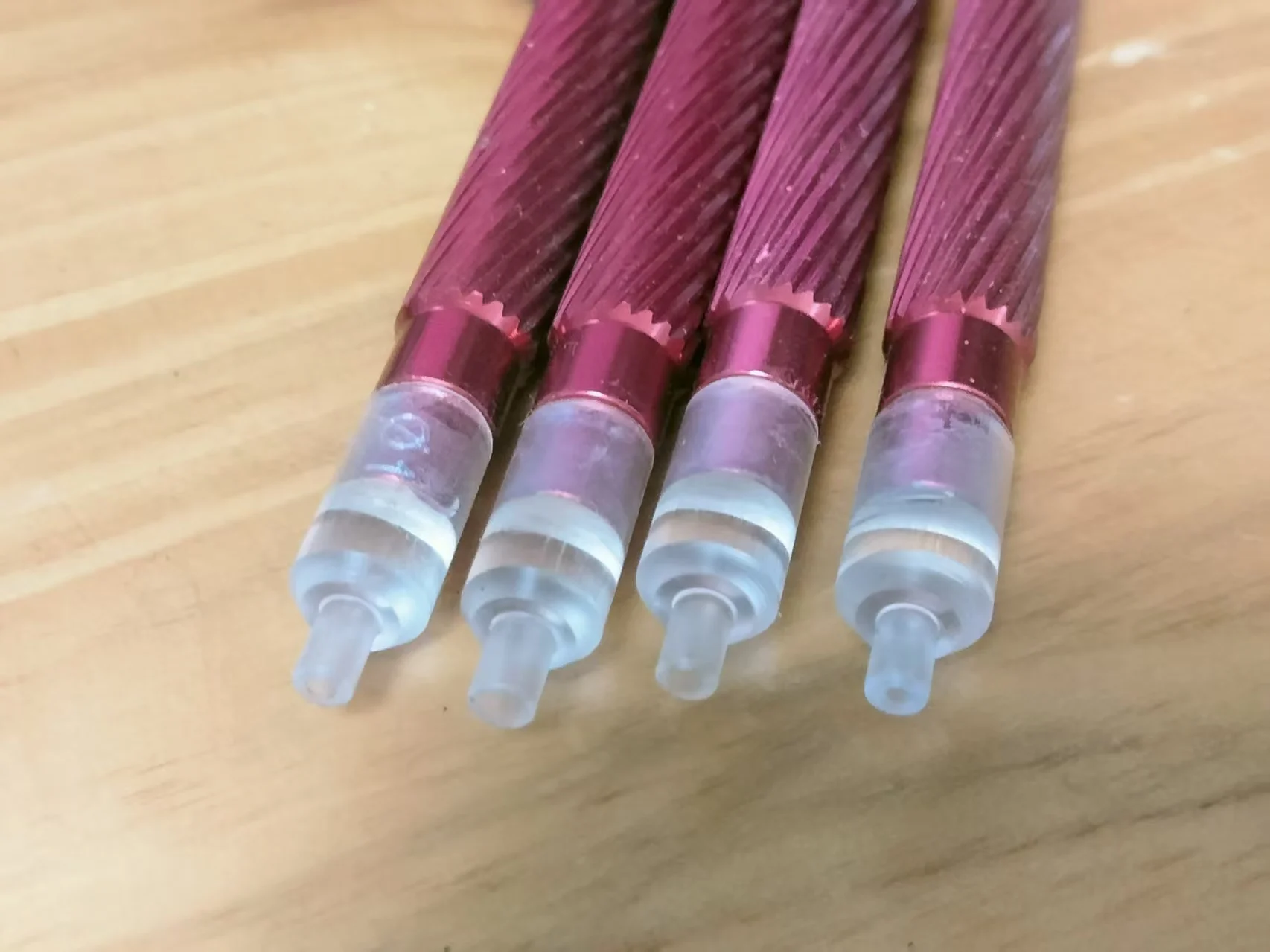 Set of 4pcs Watch Hand Fitting Tool with Plastic Tip 0mm to 1.5mm Sizes Hour Minute Watch Hands Setter Presser W2252