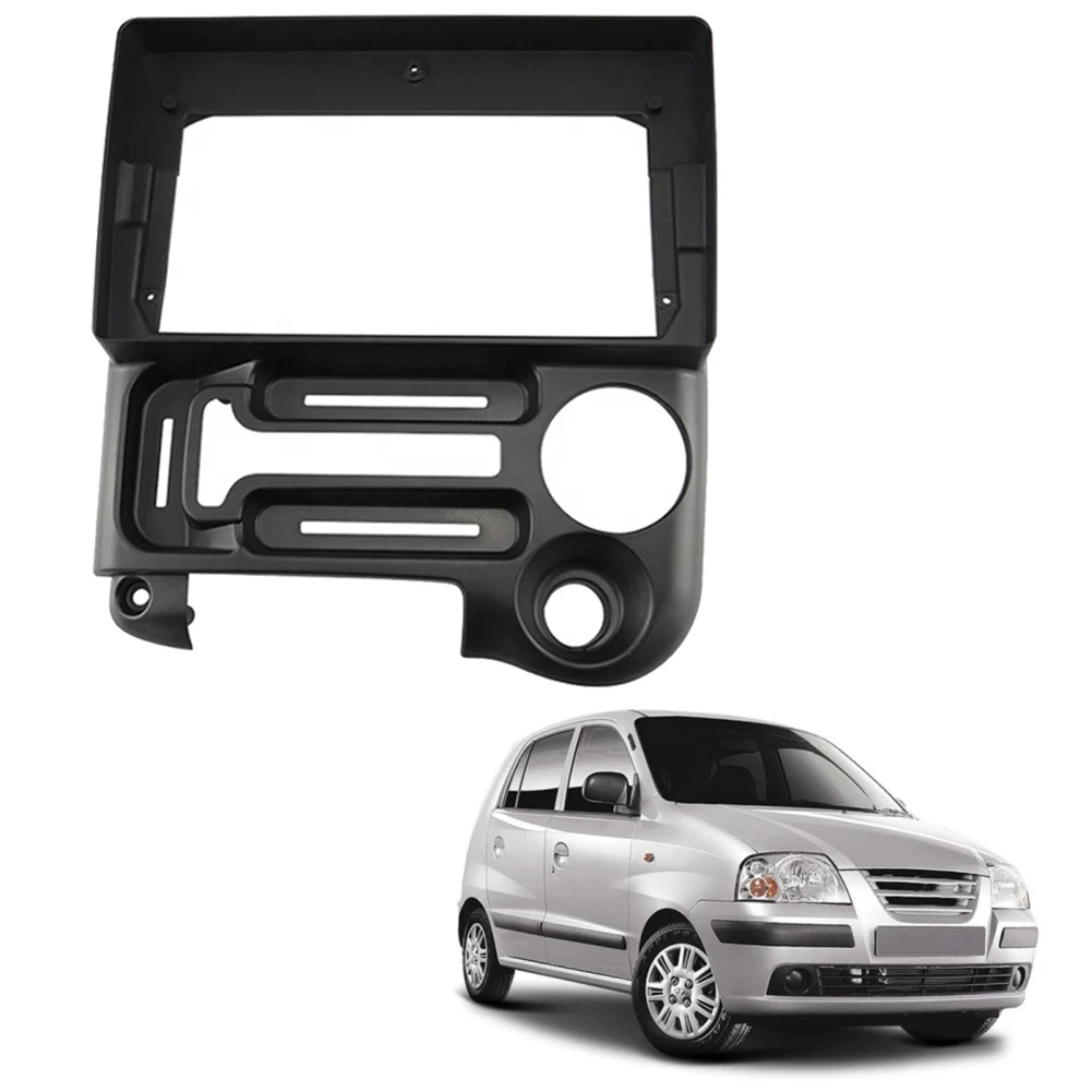 วิทยุรถยนต์สําหรับ Hyundai Santro 2003-2005 DVD สเตอริโอกรอบอะแดปเตอร์ติดตั้ง Dash ติดตั้ง BEZEL Trim Kit—L49A