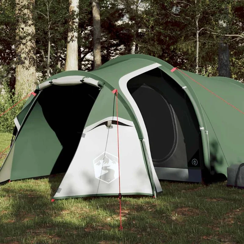 Camping-Tunnelzelt für 2 Personen, grün, wasserdicht