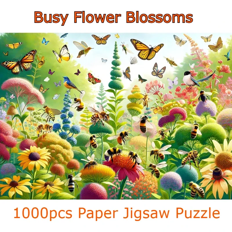 70*50cm Adult Puzzle 1000 PCS Jigsaw Puzzles Lit. Wealth From All Sides Famous Paintings Series Learning Education Craft Toys