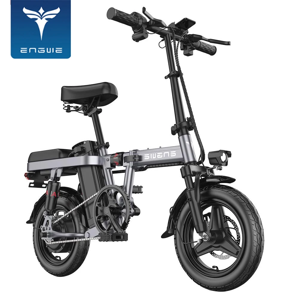 ENGWE T14 Folding Electric Bicycle 14 Inch Tire 250W Brushless Motor 48V 10Ah Battery 25km/h Max Speed 80km Max Range