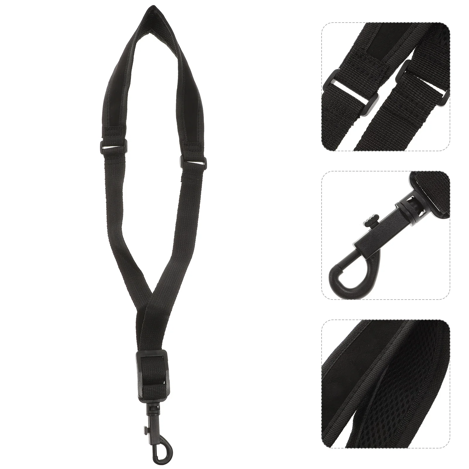 

Sax Shoulder Strap Neck Strip Saxophone Belt with Hook Harness Wiring Adjustable