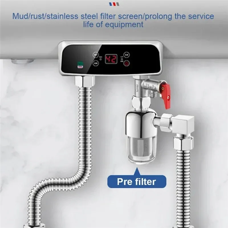 Stable-Universal Kitchen Tap Water Filter, Anti-Scaling, Healthy, Clean Water For Cooking & Bathing All Standard Faucets