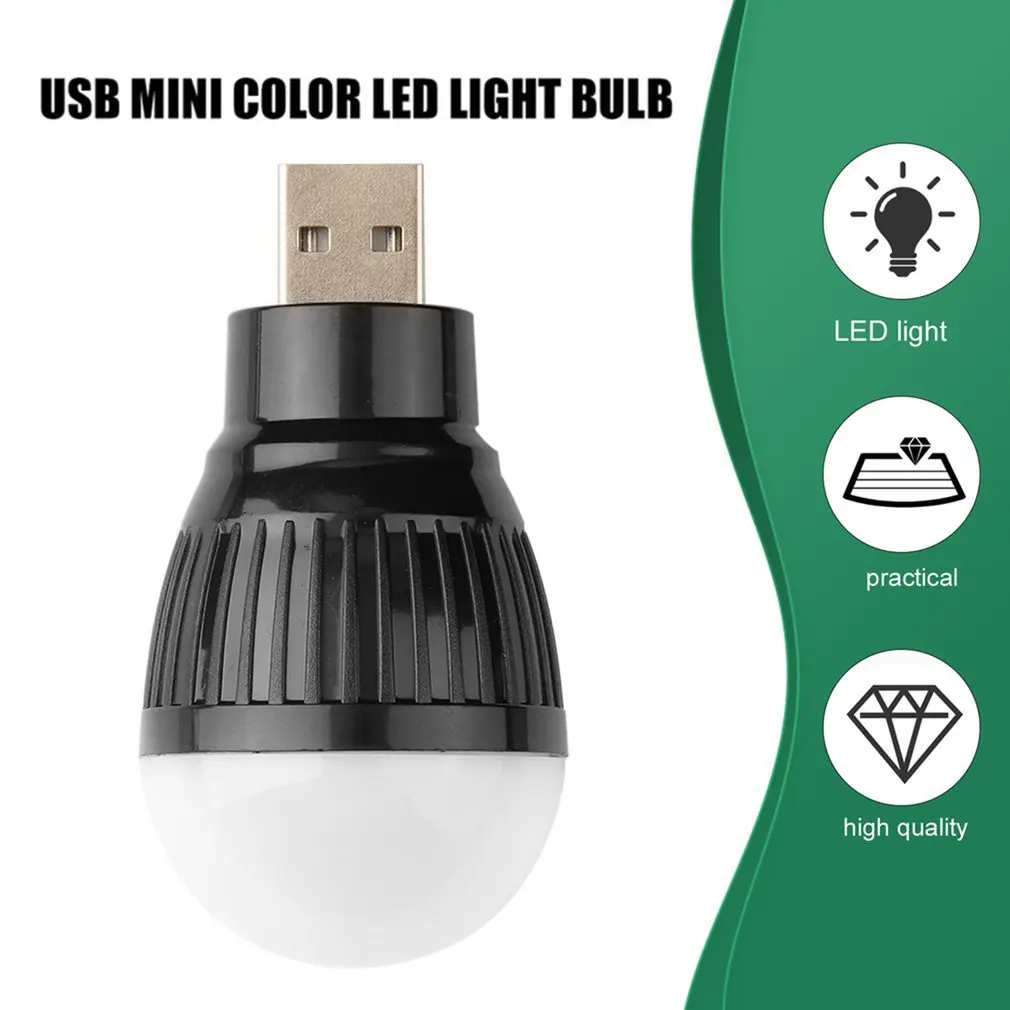 Lampadina USB portatile multifunzione Mini LED piccola lampadina 3w luce di emergenza per esterni lampada di evidenziazione a risparmio energetico