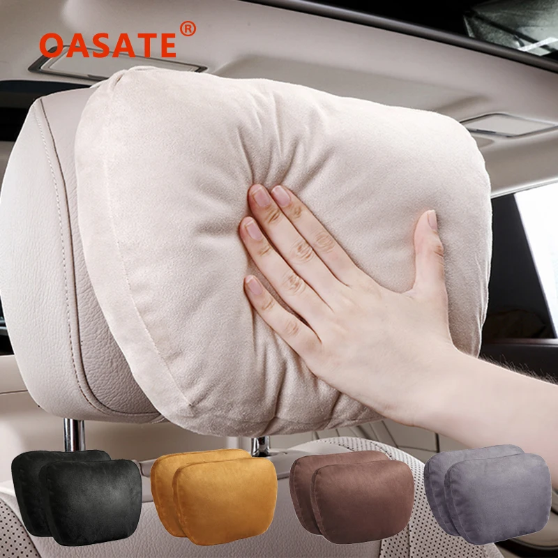 Top Car Headrest Neck Support Seat For Mercedes-Benz Maybach S Class Soft Universal Adjustable Car Pillow Neck Rest Cushion