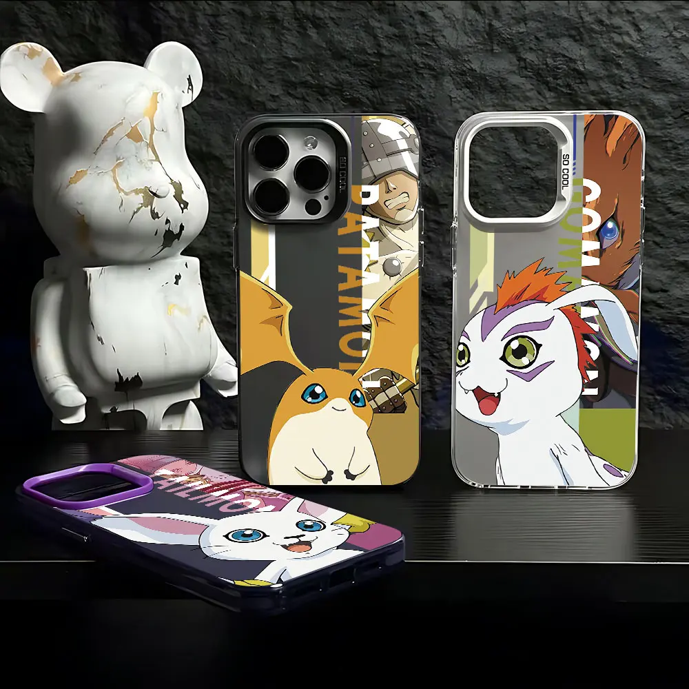 Funda de teléfono Digimon Adventure Anime para Xiaomi Mi 11 Lite 12T Poco X3 GT NFC F4 X5 Pro 5G, funda trasera mate a prueba de golpes