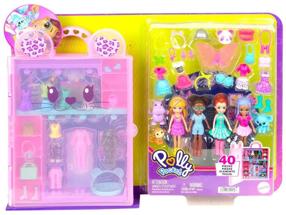 Polly Pocket Super Animal Cabinet Doll