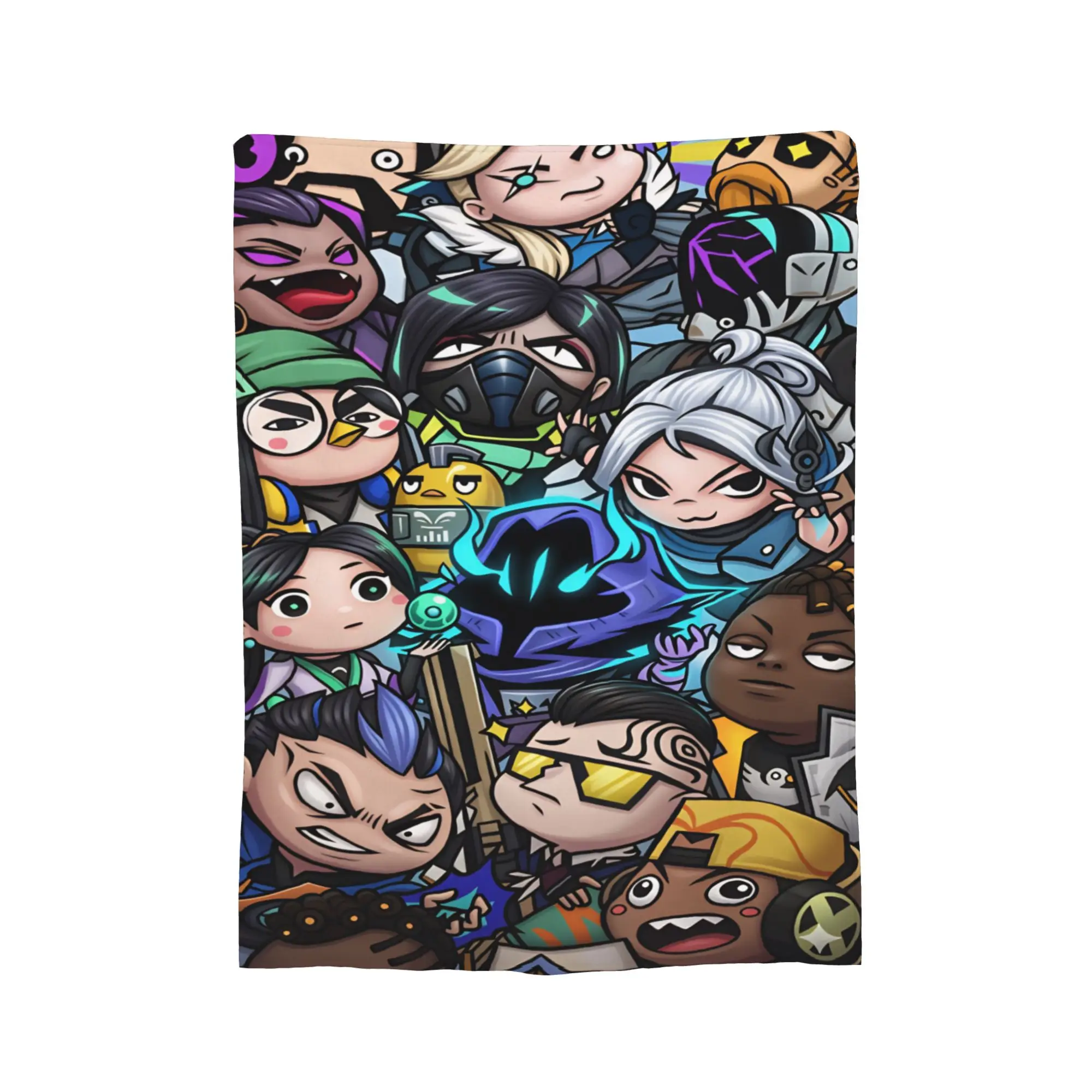 Valorant Anime Gaming Plush Blanket Boy Girl  Flannel Throw Blanket For Outdoor Super Soft Design Quality Bedspread Gift Idea