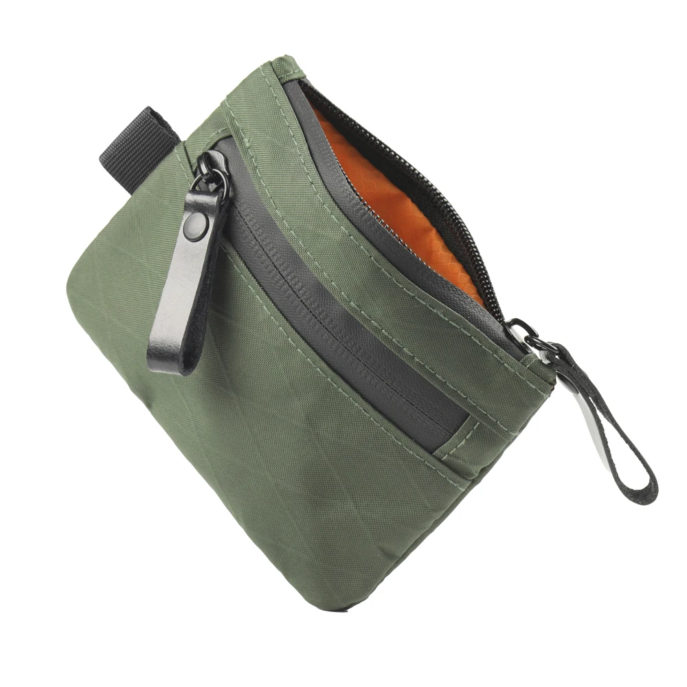 X-Pac Zip Pouch RFID-Blocking Cash and Card Wallet - Made With Carbon Neutral Weatherproof Fabrics, YKK Zipper, Black image 3