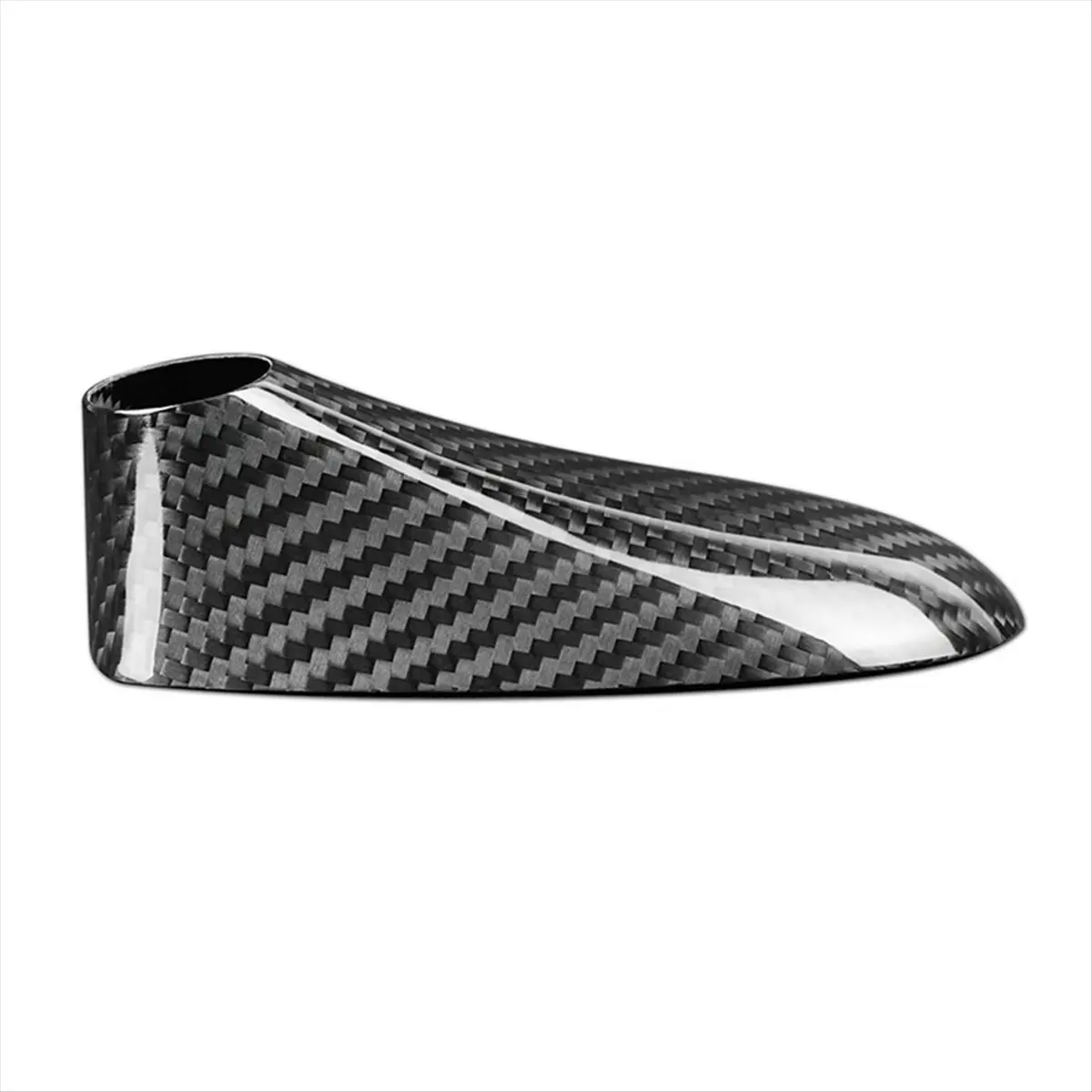 Super Sale Real Hard Carbon Fiber Car Antenna Shark Fin Cover Trim for Fiat 500 2004-2011 for Jeep Renegade