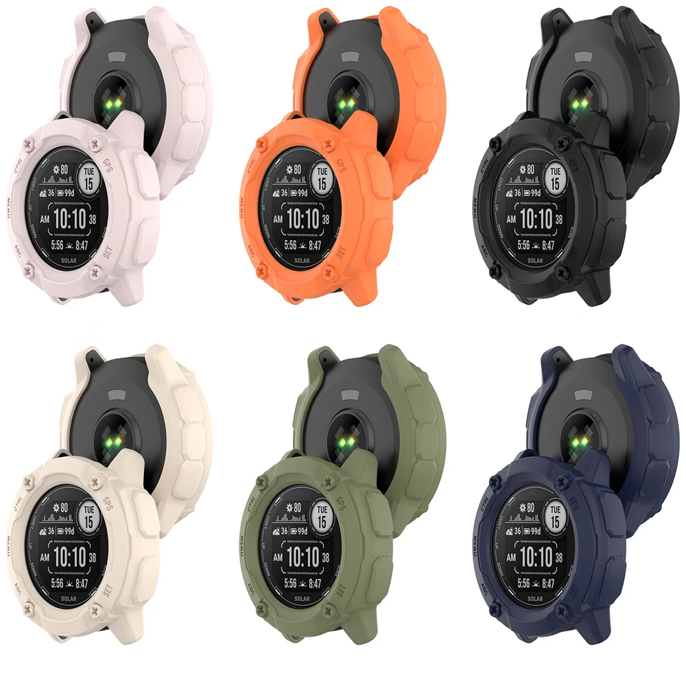 ฝาครอบเคส TPU สำหรับ Garmin Instinct 2x สมาร์ทวอท์ชเกราะชิ้นส่วนเปลือกกรอบ