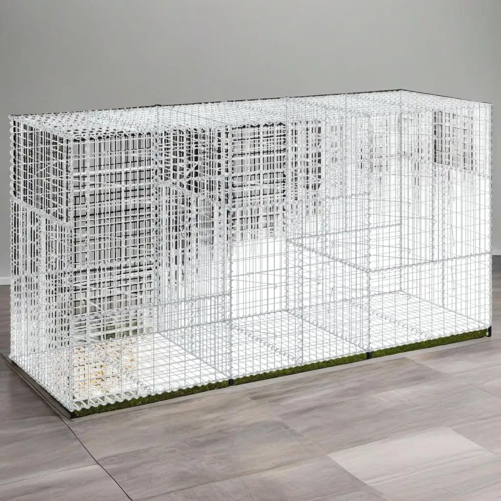 Gabion Basket with Cover 118. for X3 9. X5 9.1 Galvanized Iron