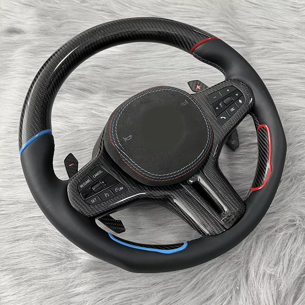 

Best M5 Sport Carbon Fiber Custom LED Steering Wheel for F30 F10 F30 F18 F20 F80 F46 F35 F32 X5 X6 Models