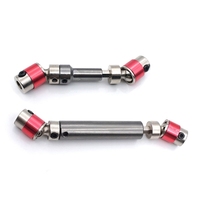 2Pcs Metal Front & Rear CVD Drive Shaft For Feiyue FY03 FY-03 FY01-07 Q39 1/12 RC Car Upgrade Parts Accessories