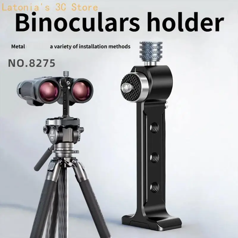 Aluminium-Fernglas-Stativadapter mit integrierter 38-mm-Arca-Platte für den sofortigen Einsatz, schnelle Einrichtung – Detail 9