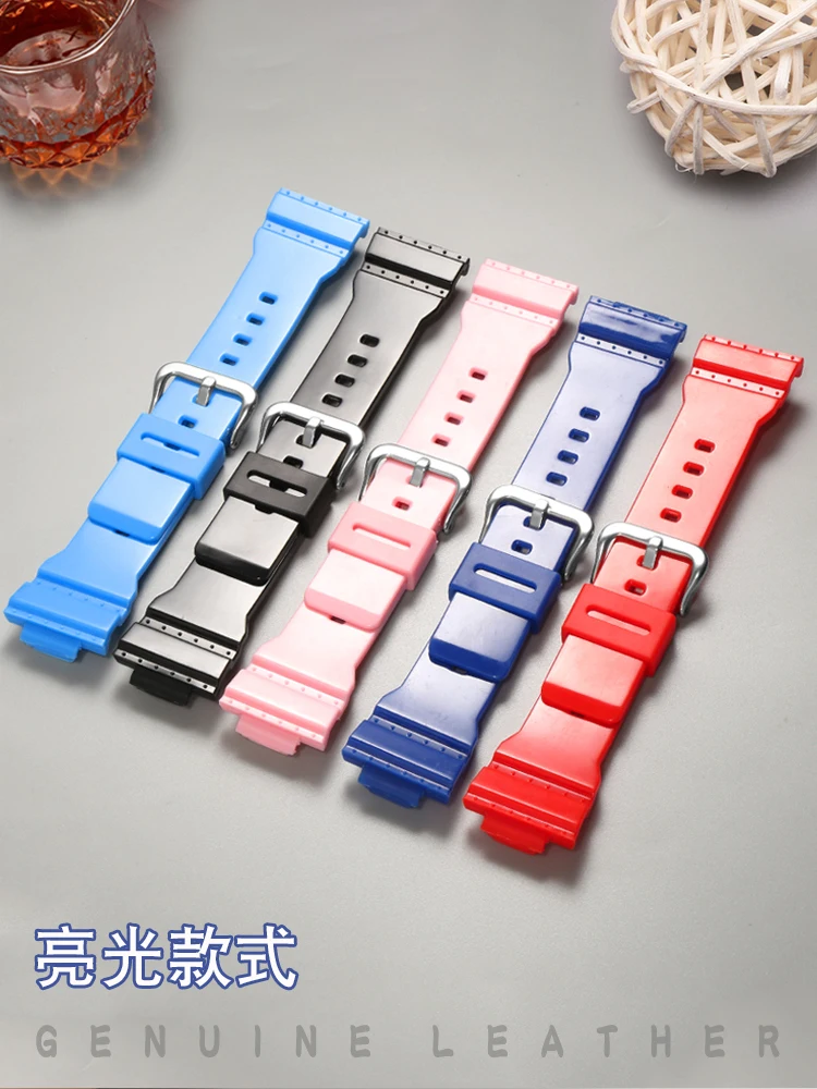 Adapted To C-a-s-i-o- Resin Silicone Watch Strap for Women\'s Baby-G Series BA110//111/112/120/130