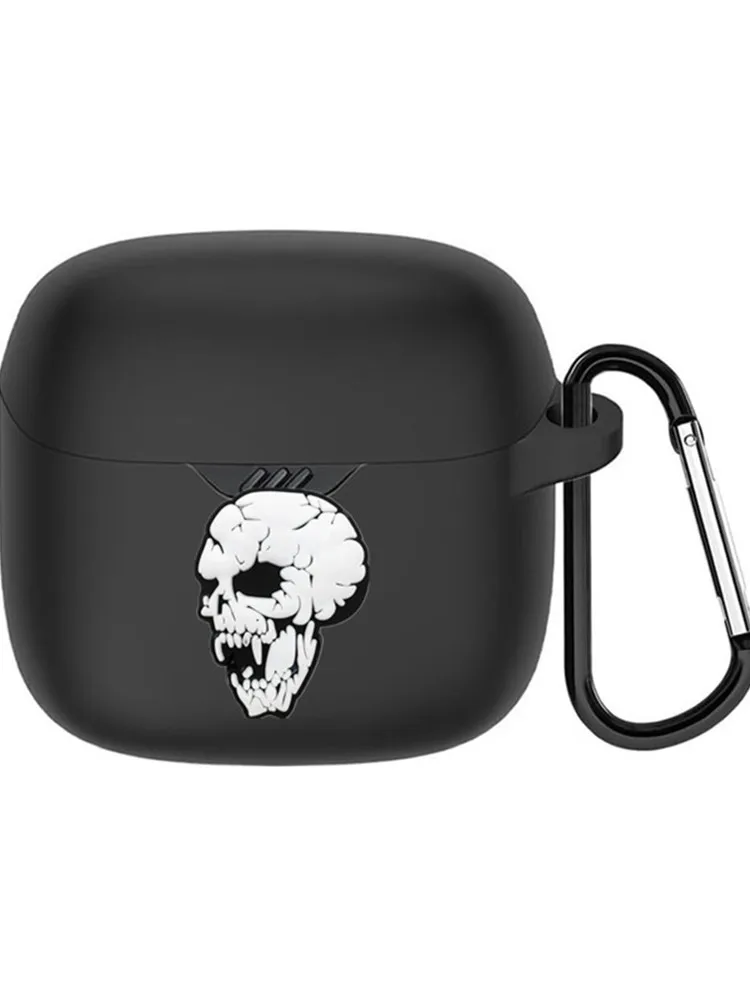 Étui noir créatif pour écouteurs JBL Tune Flex / Flex 2, boîte de chargement en Silicone pour écouteurs sans fil, housse de protection avec crochet