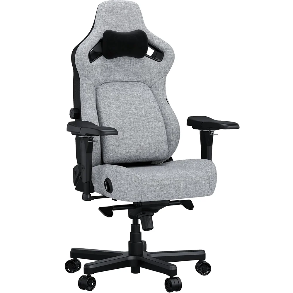 

Fast Shipping Free Custom Heavy Duty Kaiser 4 XL Gaming Chair Grey Fabric Leading Adult Lifting Video Game Chair for Pro Gamers